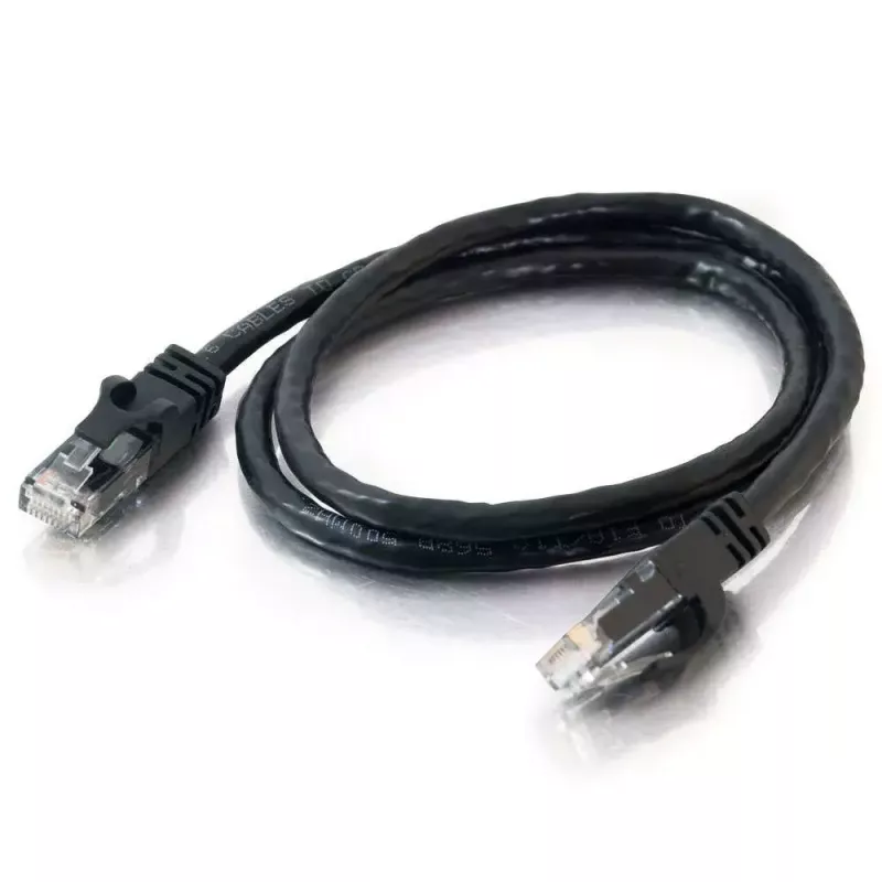 C2G 83412 Cable de conexión Cat6 UTP, negro, 10 m