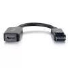 Adaptador convertidor C2G de 8in DisplayPort macho a HDMI hembra negro