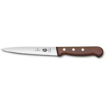 Cuchillo de filetear Victorinox Wood 18 cm — Victorinox 5.3700.18G, mango de madera, hoja de 18 cm