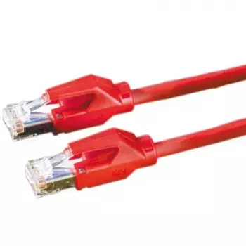 Cable de parcheo S/FTP Dätwyler Cat6 rojo 7m