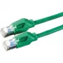 Cable de parcheo S/FTP Dätwyler Cat6 verde 10m