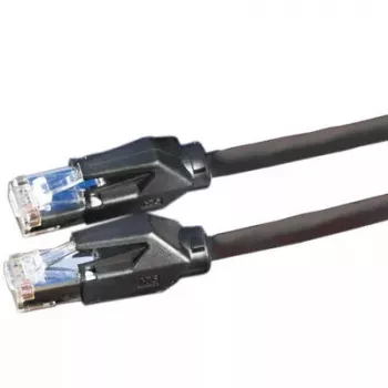 Cable de parcheo S/FTP Cat6 Dätwyler 15m negro