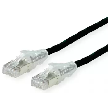 Cable de red Dätwyler 21.05.0505 negro 0,5 m Cat6a S/FTP