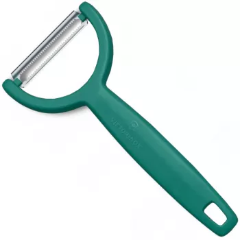 Pelador Victorinox 6.0963.4 verde — pelador de verduras manual Victorinox, hoja de acero inoxidable, mango ergonómico