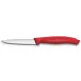 Cuchillo de cocina Victorinox Swiss Classic 8 cm cuchillo de verduras rojo – hoja de 8 cm, mango de plástico