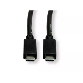 Cable USB VALUE 11.99.9057 USB 3.2 Gen 2 0,5 m USB-C negro