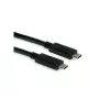 Cable USB VALUE 11.99.9057 USB 3.2 Gen 2 0,5 m USB-C negro