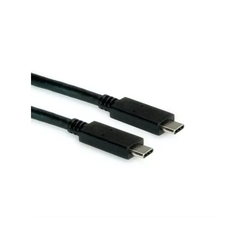 Cable USB VALUE 11.99.9057 USB 3.2 Gen 2 0,5 m USB-C negro