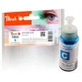 Cartucho de tinta cian compatible PEACH PI100-151, 70 ml, 6.500 páginas, para Epson