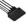 Hub USB-C Brydge Stone Lite — HDMI, USB-A 2.0, USB-C (USB 3.2 Gen 1), negro, 134,9×82×20,1 mm