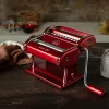 Marcato Atlas 150 Rossa Máquina de pasta con rueda para pasta, rojo