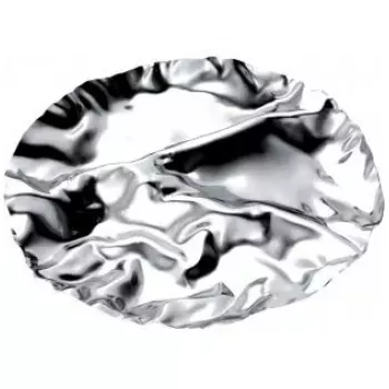 Bandeja de servir Alessi Pepa redonda acero inoxidable 32,3 cm
