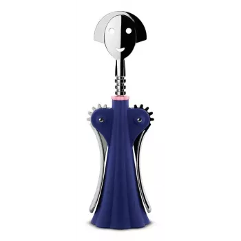 Sacacorchos de alas Alessi Anna G. azul acero inoxidable