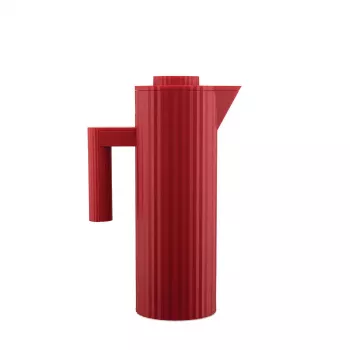 Alessi Plisse Jarra térmica 1 L, rojo