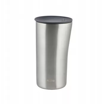 Vaso térmico ALESSI Buri 0,33 L, vaso de viaje isotérmico de acero inoxidable