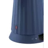 Hervidor eléctrico Alessi Plissé 1,0 L 2200 W azul, resina termoplástica, base oculta, apagado automático