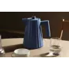 Hervidor Alessi Plissé 1,0 L 2200 W azul, resina termoplástica, apagado automático, base oculta