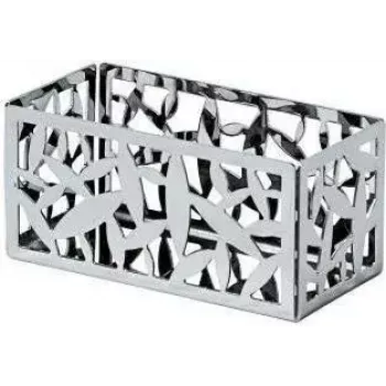 Cesta de servir Alessi MSA29 rectangular acero inoxidable