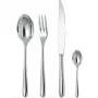 Cubertería Alessi Caccia LCD01S24, 24 piezas, acero inoxidable