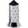 Espolvoreador de especias Alessi MGSAL B negro acero inoxidable 113 mm