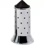 Espolvoreador de especias Alessi MGSAL B negro acero inoxidable 113 mm
