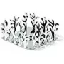 Cesta de servir Alessi ESI18 cuadrada acero inoxidable 205x205x83 mm