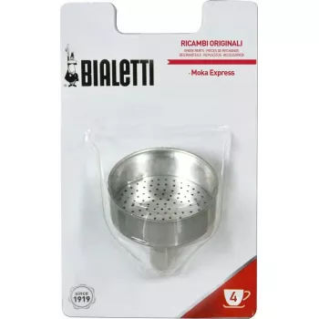 Embudo de repuesto para cafetera moka de aluminio 4 tazas BIALETTI