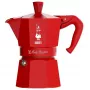 Cafetera de fogón BIALETTI Moka Express 1TZ 1 taza roja