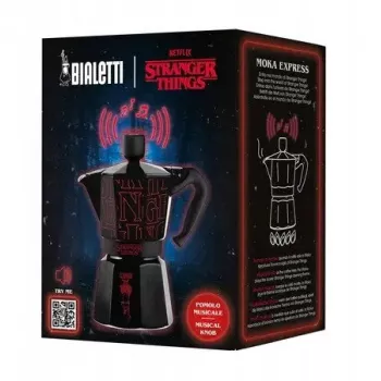 Cafetera exprés BIALETTI Moka Express 6 tazas – 6 TZ Stranger Things