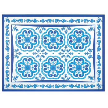 Mantel individual Guzzini BLUES, azul mediterráneo