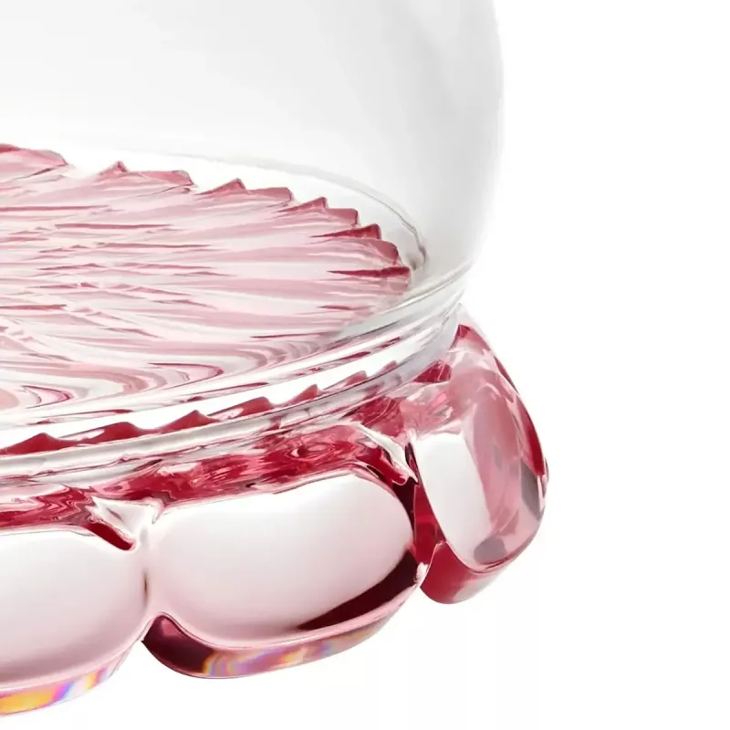 Guzzini Vanity Pie para tartas pequeño con campana, Flamingo Pink