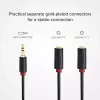 Cable de audio estéreo SBS Audio jack 3,5 mm con divisor
