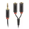 Cable de audio estéreo SBS Audio jack 3,5 mm con divisor
