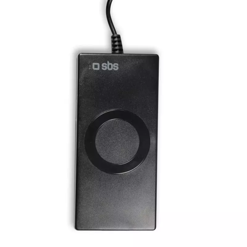 Fuente de alimentación SBS portátil 90 W para portátiles interior negro 2,2 m