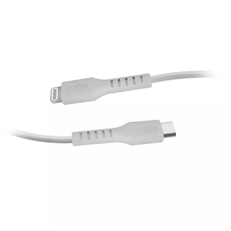 Cable Lightning a USB-C SBS Mobile TECABLELIGTC2W — 2 m, blanco