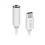 Cable móvil SBS TEINTJACKTYCFMW blanco 0,09 m 3,5 mm USB-C