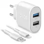 Cargador móvil SBS TEKITTR2ULH2189A interior AC blanco smartphone tablet