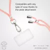 Cordón para móvil SBS TEUNILACEP, rosa, tela, 1 unidad, longitud (paquete) 200 mm