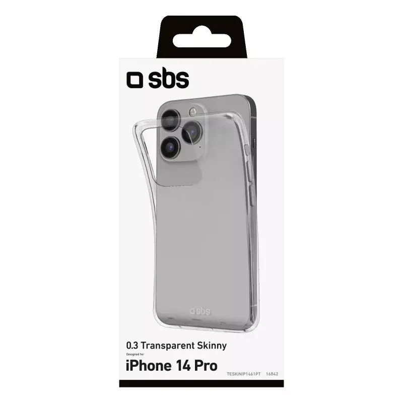 Funda SBS TESKINIP1461PT para iPhone 14 Pro 15,5 cm transparente