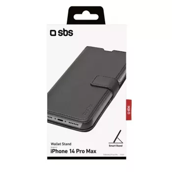Funda cartera SBS TEBKWALIP1467PK para iPhone 14 Pro Max 17 cm Negra