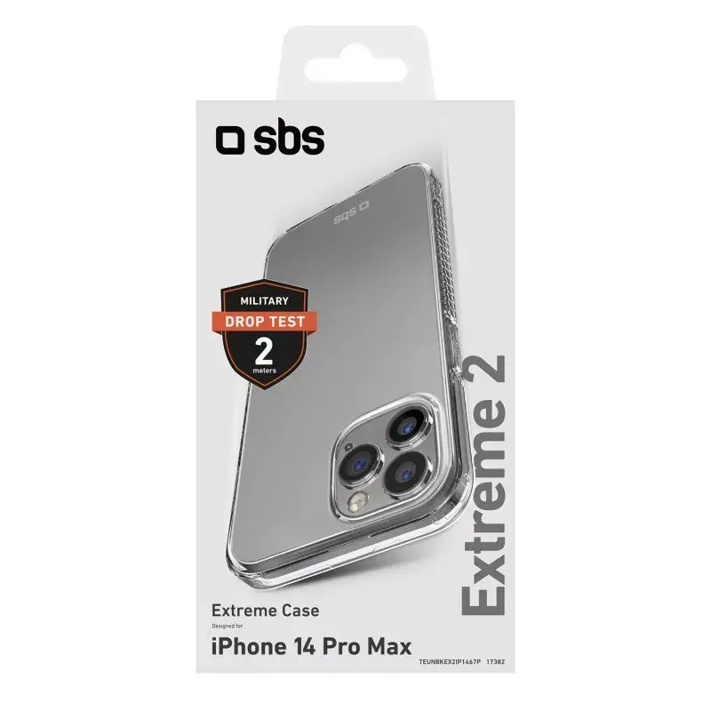 Funda SBS TEUNBKEX2IP1467P para iPhone 14 Pro Max 17 cm Transparente