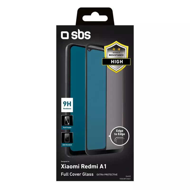Protector de pantalla SBS Xiaomi Redmi A1 Negro