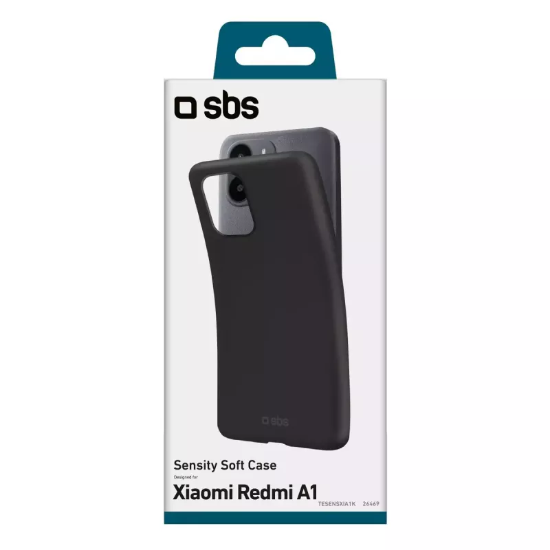 Funda SBS Sensity Xiaomi Redmi A1 16,6 cm Negra