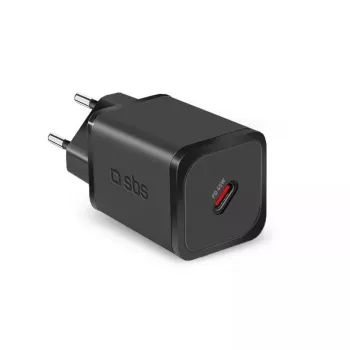 Cargador para dispositivos móviles SBS TETRGAN1C45W Carga rápida Interior Negro