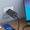 Cargador de móvil SBS para interiores TETRGAN1C65W – 100–240V, 1x USB-C, negro, para smartphone tablet portátil smartwatch auriculares