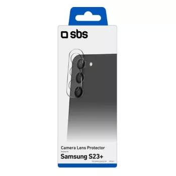 Protector de objetivo SBS TECAMGLSAS23P Transparente Silicona Cristal templado