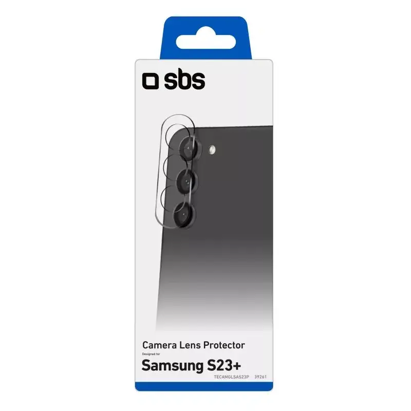 Protector de objetivo SBS TECAMGLSAS23P Transparente Silicona Cristal templado