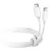 Cable USB-C a USB-C SBS Mobile TECABLETISSUETCCG, USB 2.0, 1,5 m, blanco