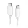 Cable USB-C a USB-C SBS Mobile TECABLETISSUETCCG, USB 2.0, 1,5 m, blanco