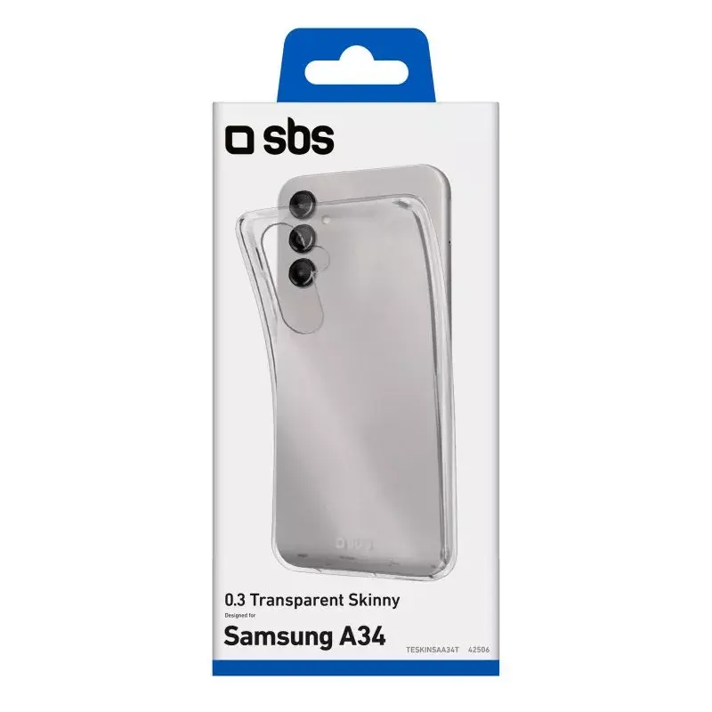 Funda SBS Galaxy A34 16,8 cm Transparente Monocromática